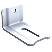 Patte équerre à visser longue pour vis M14 62 x 55 mm