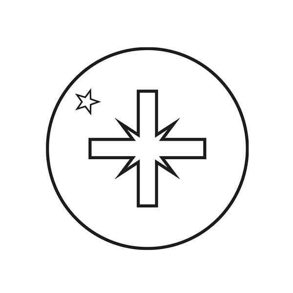 Vis bois Rocket tête fraisée Pozi - Acier bichromaté - Filetage partiel - ⌀ 4,5 mm x 45,0 mm – Boîte de 100