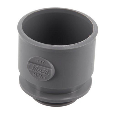 Manchette femelle d'adaptation PVC à visser pour raccordement de canalisation - Ø 40 - Gris