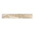 Plinthe de carrelage intérieur en grès cérame émaillé Edilis effet pierre de Travertin - 60,0 CM x 9,5 CM - Beige