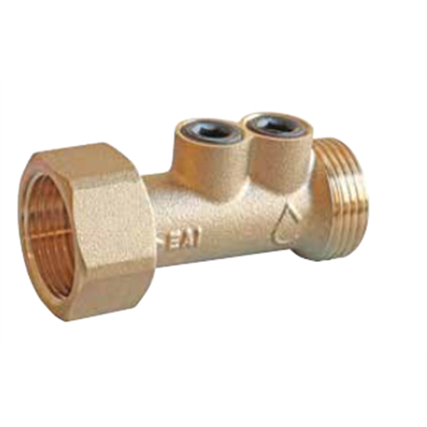 Clapet de retenue anti-pollution double purge type EA NF mâle & écrou 20/27 58mm