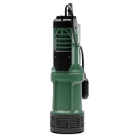 Pompe immergée pour eaux claires et eaux pluviales - Divertron 900 avec flotteur - 0,55 kW - Débit max de 4,8 m³/h
