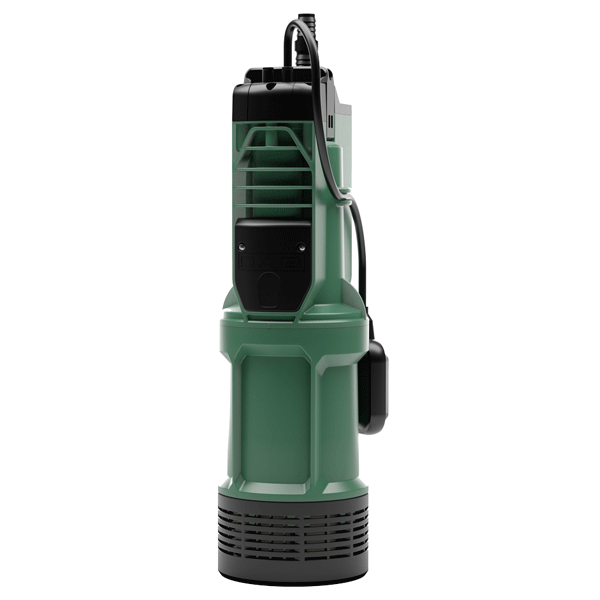 Pompe immergée pour eaux claires et eaux pluviales - Divertron 900 avec flotteur - 0,55 kW - Débit max de 4,8 m³/h