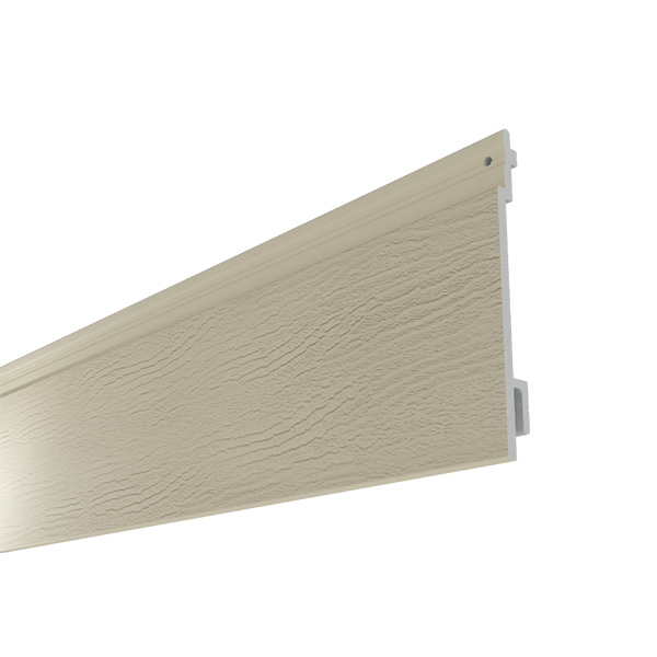 Bardage PVC extérieur imitation bois peint - Isocel Veiné Bois - 166,00 MM x 18,00 MM - Long. 4,00 M - Ambre clair
