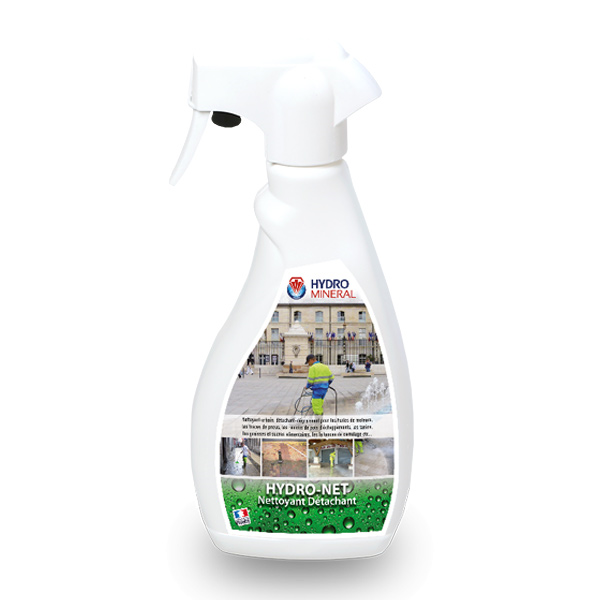Nettoyant dégraissant fin de chantier intérieur-extérieur - Hydro-net - Spray de 500 ml