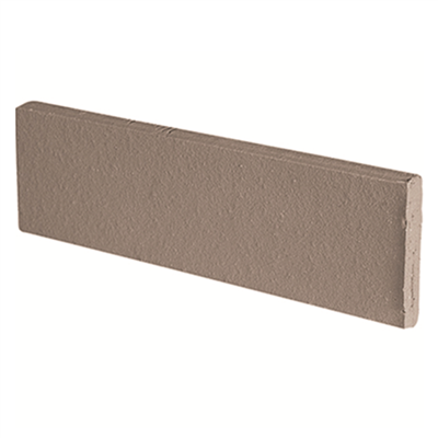 Plaquette de parement mural en terre cuite lisse Terreal Gris perle - 22 CM x 5 CM - épaisseur 14 MM