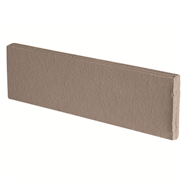 Plaquette de parement mural en terre cuite lisse Terreal Gris perle - 22 CM x 5 CM - épaisseur 14 MM