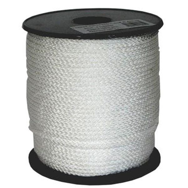 Corde tressée en polypropylène Ø 3 mm - Bobine de 100 m - Traitement anti-UV - 8 fuseaux