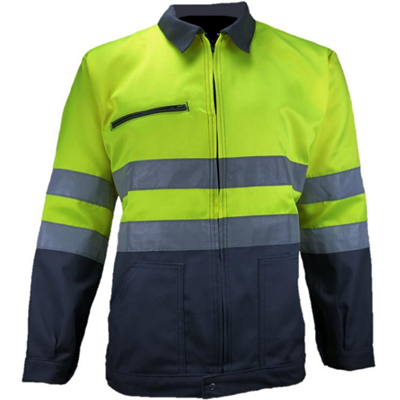 Blouson haute visibilité PBV Vision II jaune fluo et gris taille 2