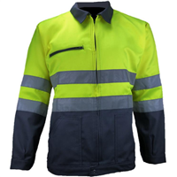 Blouson haute visibilité PBV Vision II jaune fluo et gris taille 2