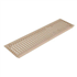 Grille PVC pour caniveaux de piscine - Connecto A15 Sable - largeur int. 100 mm - longueur 0.5 m