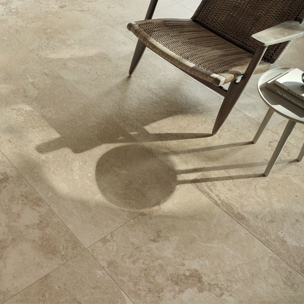 Carrelage sol intérieur effet pierre en grès cérame rectifié - Solithe - 60,0 CM x 60,0 CM - ép.9,00 MM - Clair