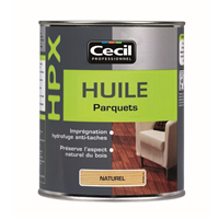 Huile parquet HPX pour traitement bois intérieur dur et exotique - Aspect naturel - Pot 1 litre