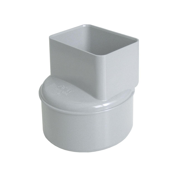 MANCHON POUR TUBE DE DESCENTE 82X56-D100  GRIS