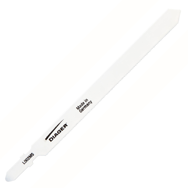 Lame de scie sauteuse Diager acier inox et matériaux sandwich longueur 132 mm - lot de 5