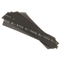 Treillis abrasif pour travaux de ponçage - Dimensions feuille 290 x 100 mm - Grain 80 - Par 10