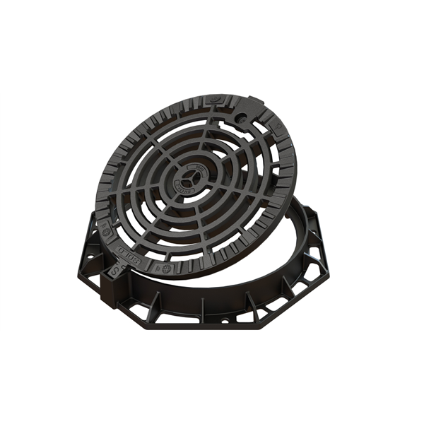 REGARD GRILLE Ø600 PMR CAD OCTO ART SEC JONC ELAST