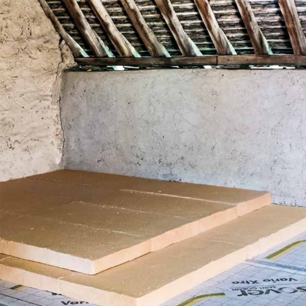 Panneau fibre de bois Isonat Flex 55 - isolation par l'intérieur - R = 4,00 m².K/W - 1,22 M x 0,58 M - ép. 145,00 MM