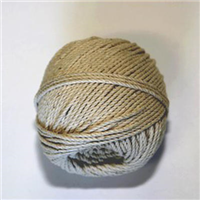 Cordeau en coton câblé blanc résistance 30 kg diamètre 2.5 mm longueur 30 m