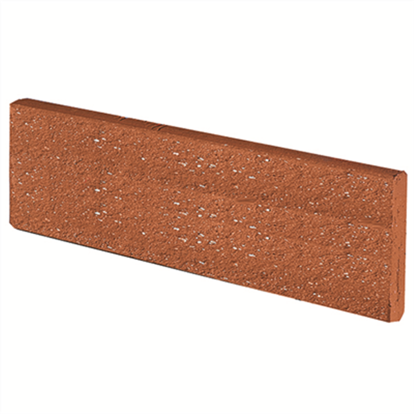 Plaquette de parement en terre cuite sablé Terreal Rose - 22 CMx5 CM ép.14 MM