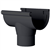 Pour gouttière GD25 - Noir