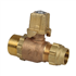 ROBINET PEC BRONZE COTE SPHERIQ_DN30_GROS BOSSAGE_PE40_FIL40X49_FERM. GAUCHE