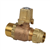 ROBINET PEC BRONZE COTE SPHERIQ_DN30_GROS BOSSAGE_PE40_FIL40X49_FERM. GAUCHE