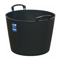 Auge de maçon ronde façon cabas en plastique souple - Obra - capacité 42 LTR