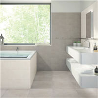 Carrelage sol intérieur effet béton Le Marais - 60 cm x 60 cm - ép.10 mm - Grey