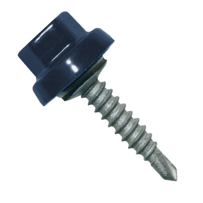 Vis bac acier Ardoise RAL5008 - Zacrovis Bois TH10 - 4,8 MM x 25,0 MM - Boîte de 100