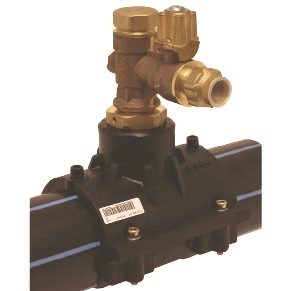 ROBINET-COL PEC BRONZE DESSUS SPHERIQ_MAN DEPORTEE_DN40_PE50_SELLE PE180_FD