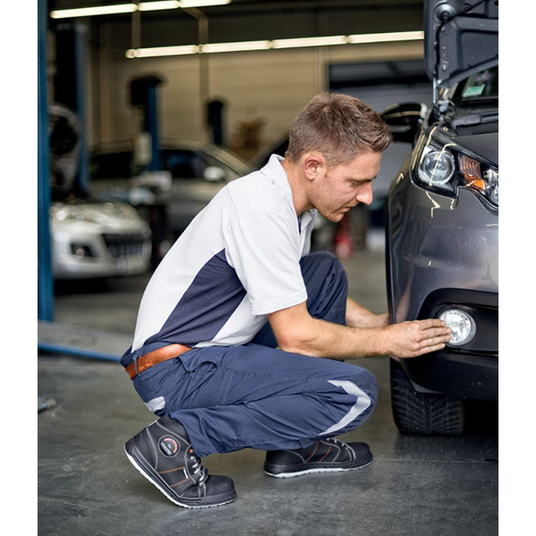 Baskets de sécurité hautes Saxo Lemaitre Fleur S3 cuir pleine fleur – Taille 44