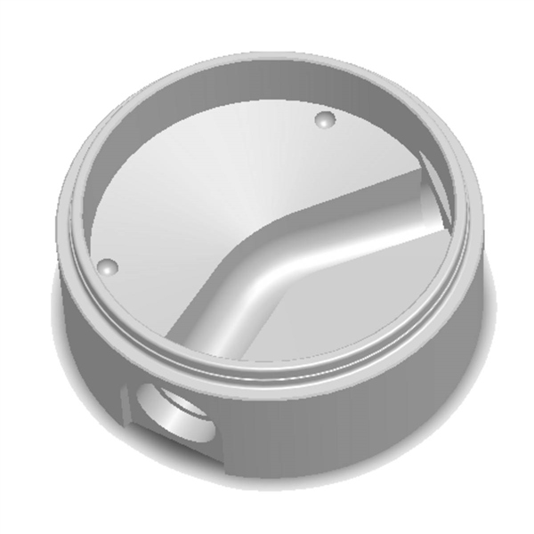 Fond de regard EU PRO Ø1000 - Entrée 22° pour 315 PVC/FTE - NF