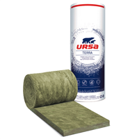 Rouleau laine de verre pour cloisons - Ursacoustic non revêtu - R=1,50 m².K/W - 12,00 M x 0,90 M - ép.60 MM