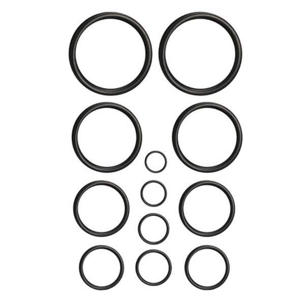 Joint torique pièce interne de robinetterie - Caoutchouc - Coffret de 12 de différents diamètres