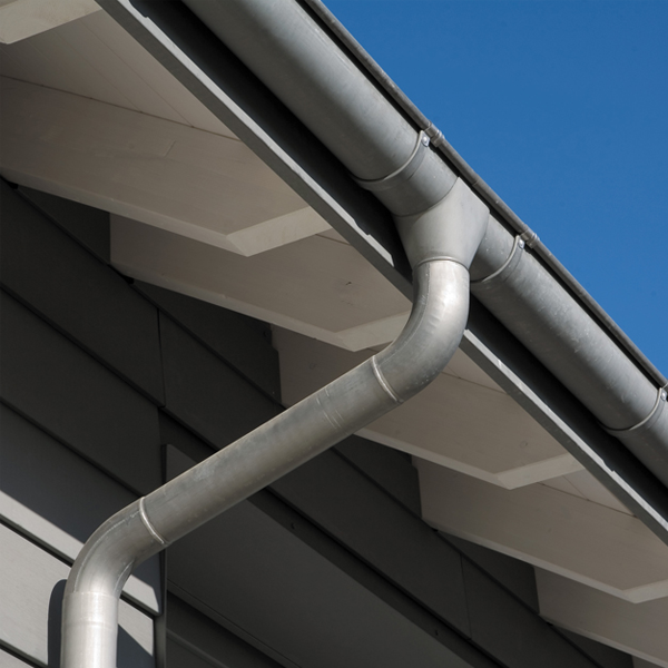 Gouttière demi-ronde à ourlet en zinc Naturel VMZINC - Sans pince - 250 MM - ép. 0.65 MM - 4,00 M