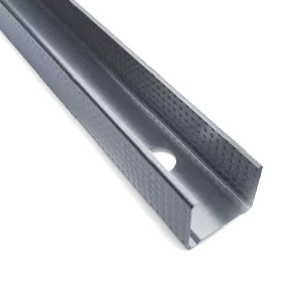 Montant d'ossature métallique Placo Stil M100 pour cloison en plaque de plâtre - 98,5 MM x 41 MM - long. 2,49 M