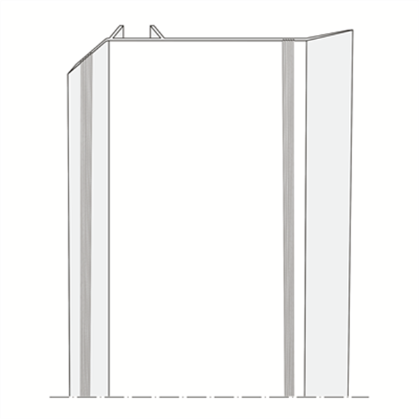 Couvre-joint d'angle en PVC