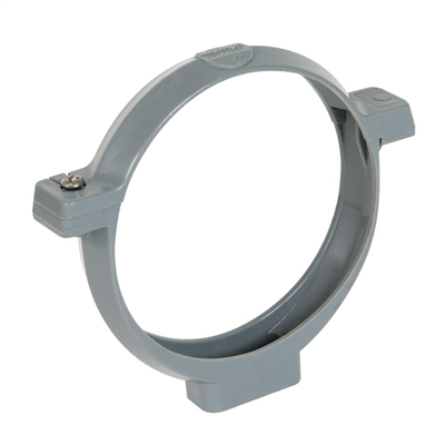Collier à bride pour fixation canalisation PVC - Nicoll - Diamètre 80 mm - Lot de 2
