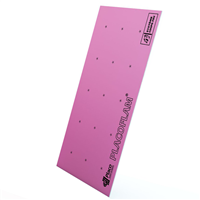 Plaque de plâtre résistante au feu - Placoflam BA15 - 2,50 M x 1,20 M - ép. 15,0 MM