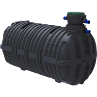 Cuve de récupération eau pluviale à enterrer en polyéthylène - collecte filtration stockage - Capacité 10,0 m³
