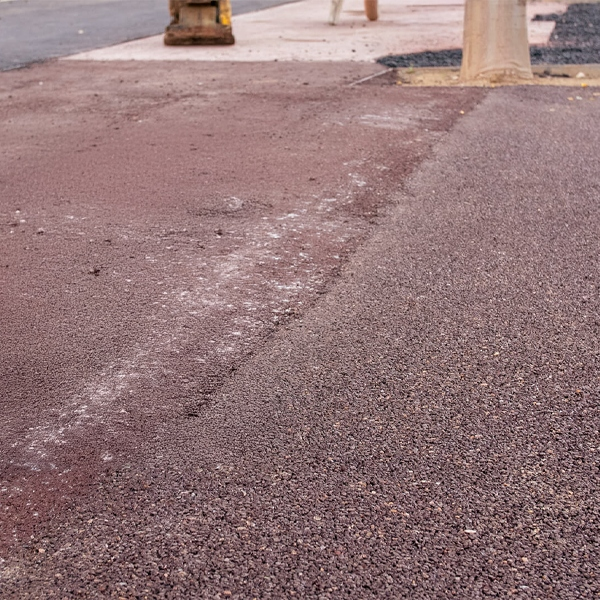 Enrobé à froid rouge prêt à l'emploi pour réparation immédiate - Seau de 25 kg - Obra