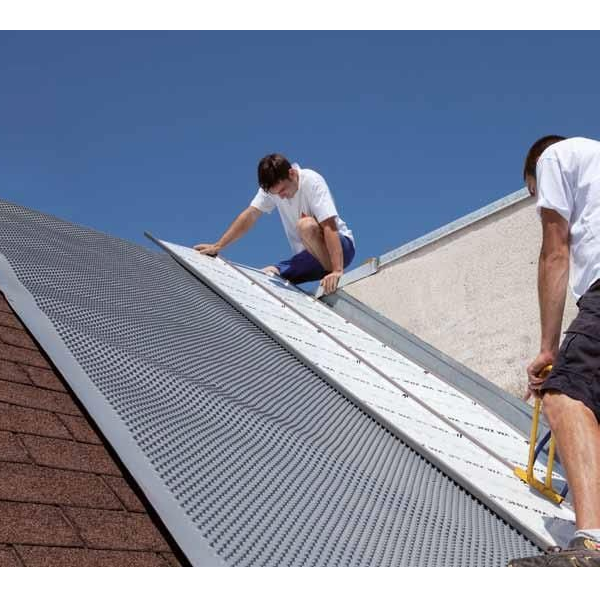 Feuille de zinc pour couverture de toit et façade VMZINC - aspect Anthra-Zinc - 1,00x2,00 MM - épaisseur 0,65 MM