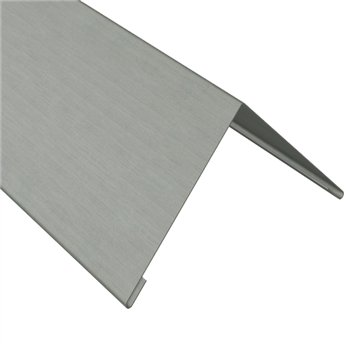 Faîtage simple à 90° prePatina ardoise Eco Zinc Rheinzink avec pinces - développé de 333 - ép. 0,65 MM - 2,00 M