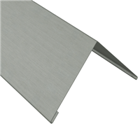 Faîtage simple à 90° prePatina ardoise Eco Zinc Rheinzink avec pinces - développé de 333 - ép. 0,65 MM - 2,00 M