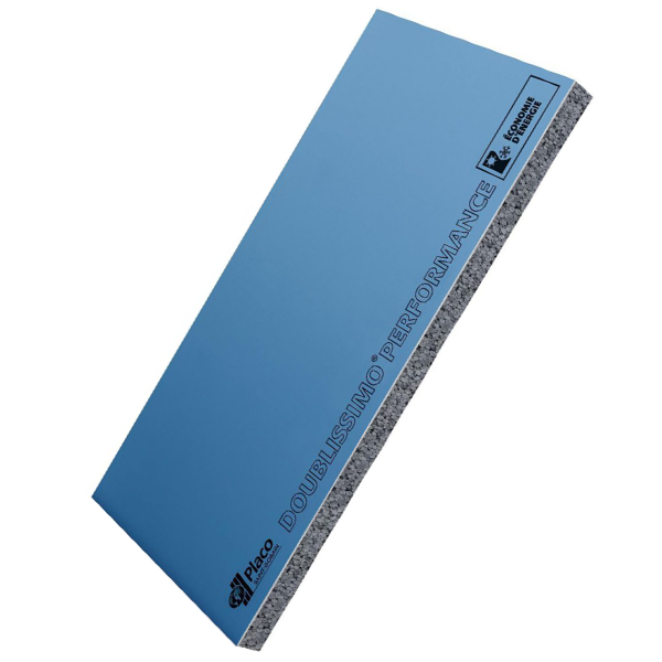 Doublage isolant acoustique - Doublissimo Performance BA13+100 MM - R = 3,40 m².K/W - 2,60 M x 1,20 M