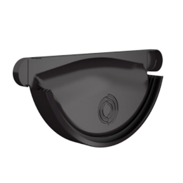 Fond de gouttière de développé 333 MM Lindab avec joint EPDM - acier galvanisé Gris anthracite RAL 7016