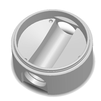 Fond regard EU PRO Ø1000 - Entrée 0° (Passage direct) pour 315 PVC/300 FTE - NF