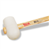 Maillet de carreleur en caoutchouc blanc avec une face plate et une face bombée - diamètre 65 mm - 530 g