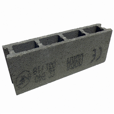 Bloc béton creux OBRA 500 x 100 x 200 mm - B40 - 2 parois 4 trous